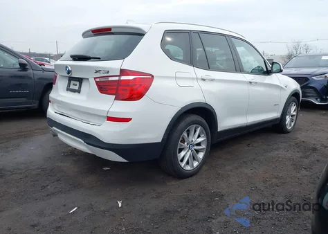 2016 BMW X3 xDrive28I из США, поврежденный, VIN 5UXWX9C50G0D74816